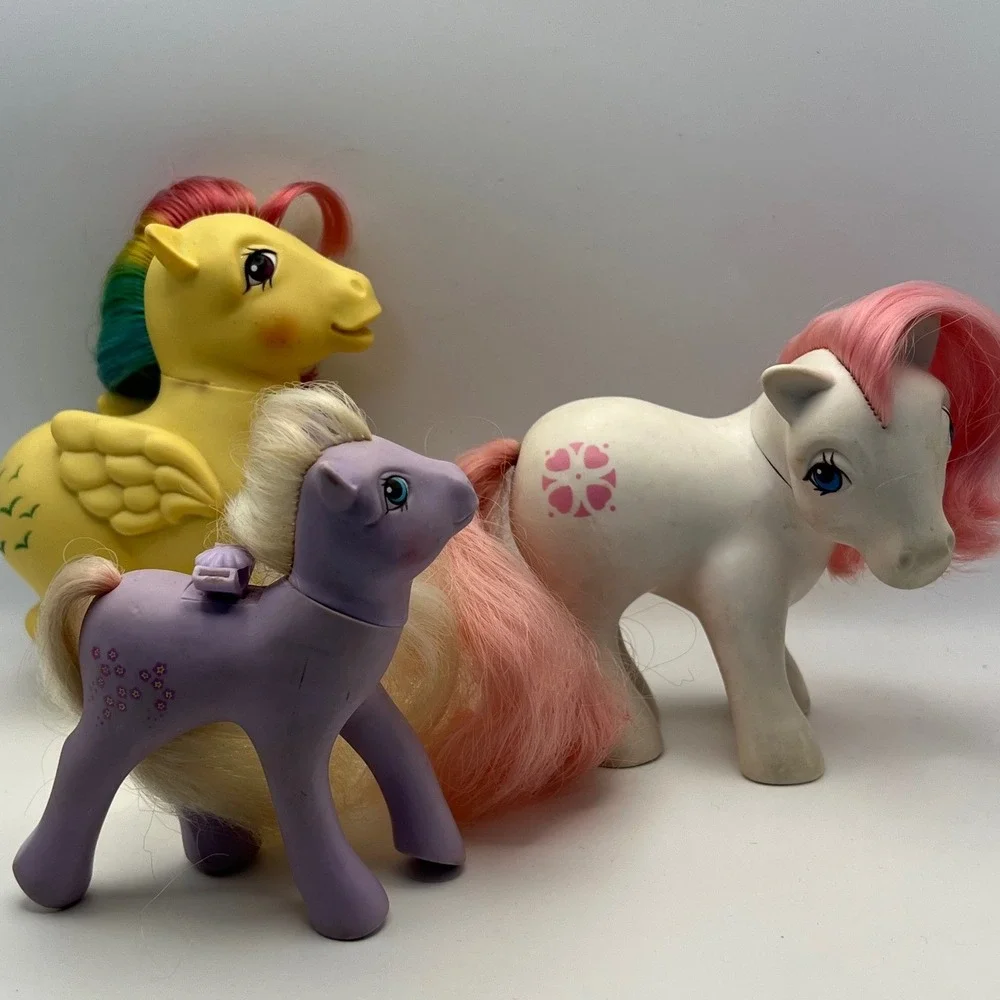 My Little Pony G1 Lot of 3 Forget Me Not Sundance Skydancer Need TLC AS IS